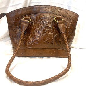 Patricia Nash Zorita Burnished Tooled Leather
